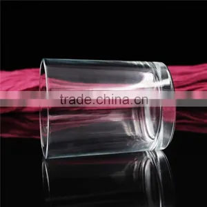10*12.5cm Wholesale Big Clear Round Scented Candle Glass Jar thumbnail-2