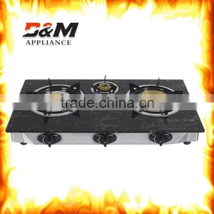 Wholesale Fashion 3 Burner Tempered Glass Gas Cookers Pakistan thumbnail-3