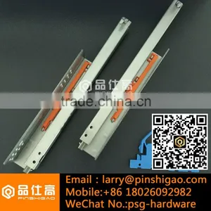 2 Fold Self Close/self Lock Under Mount Drawer Slide thumbnail-2
