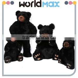 Wholesale Products Cartoon Black Bear Plush Toy thumbnail-1