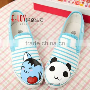 2015 Hot Sales High Quality China Woman Blue Shoes thumbnail-1