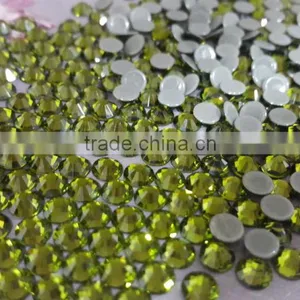 Hot Selling New Quality Ss20 Olive Color DMC Hot Fix Stone With Super Shine Quality Choice thumbnail-3