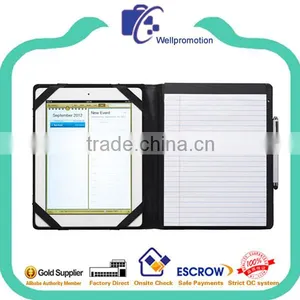 Travelling Polyester Fabric Padfolio With Pen Holder thumbnail-2