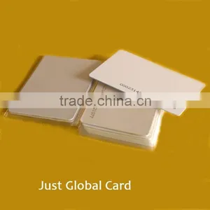 CR80 Blank Printable Rfid White Chip Card for Ribbon Printer thumbnail-1