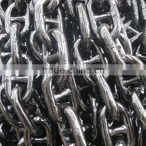 Black Marine Stud Chain Mooring Anchor Chain thumbnail-1