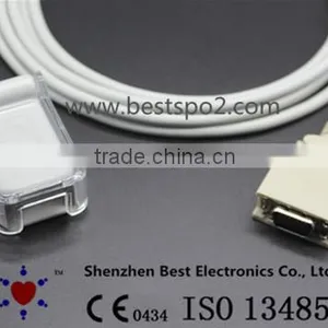 Nellcor SpO2 Adapter Cable, 14pin >>DB9, 2.4m, Nellcor Non Oximax Tech thumbnail-1