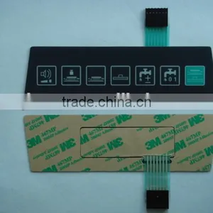 China Manufacturer Waterproof Fpc Connectors Key Membrane Switches With Rubber Keypad thumbnail-5