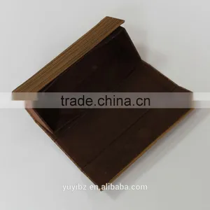 Wood Twill Folding Glasses Box Square Sunglasses Case thumbnail-6