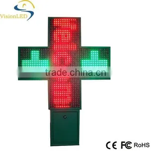 P25 Full Color 3D Cross Display Screen LED Pharmacy Cross Sign thumbnail-5