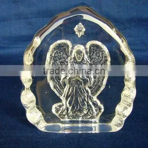 Magic Iceberg Crystal Engraved Angel For Baptism Favor thumbnail-1