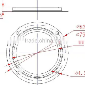 90 Degree 66mm FLood Light High Bay Light Optical Glass Lens thumbnail-5