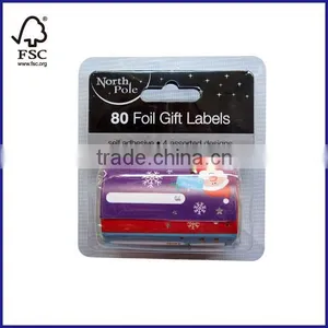 80 Foil Christmas Gift Labels thumbnail-3