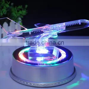 Arrival Crystal Propeller-driven Aircraft/airline/fighter Aeroplane for Crystal Transport Models With Engraved (R-1047 thumbnail-4