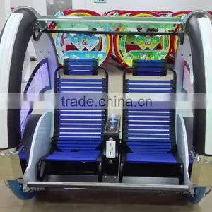 LED 8 Direction Kiddie Ride Hot Sell Happy Car / CE Approved Electric Aliens Arcade Machine thumbnail-2