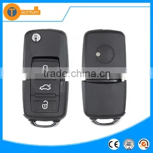 315Mhz Car Key Frequency Without Chip 3 Button Remote Flip Car Key Shell for VW Jetta 2 5 6 Mk6 Mk4 Mk5 thumbnail-2