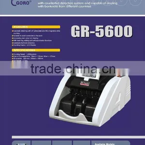 Electronic Money/Cash/Note/Banknote Counting Machine With UV&MG and LED&LCD Display GR-5600 thumbnail-1