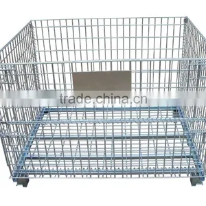 Icegreen Warehouse Zinc Plated Folding Wire Container thumbnail-1