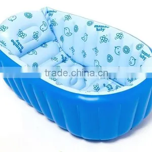 Inflatable Plastic Baby Bathtub, Deep Portable Bathtub For Kids thumbnail-2