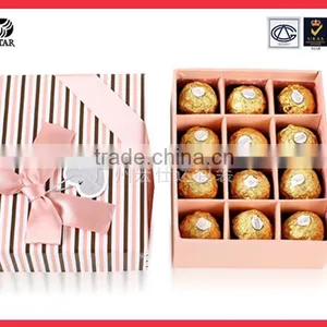 Hotsales Laminated High Quality Empty Chocolate Gift Box thumbnail-3