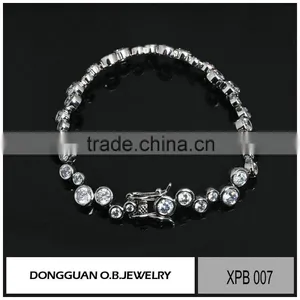 Fashion Bracelet, Brass Material Charm Zircon Bracelet thumbnail-2