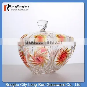 LongRun Homeuse Glassware Beautiful Joyful Candy Box Wholesale Price thumbnail-1