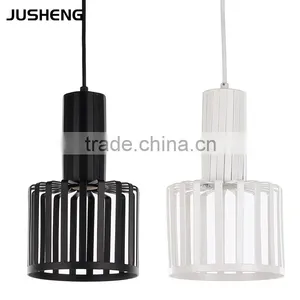 2016 Industrial Vintage Black&White Metal Restaurant Decorative Cage Hanging Pendant Light thumbnail-1