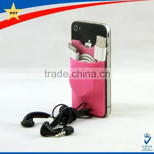 Adhesive Lycar Fabric Smart Phone Pocket thumbnail-1