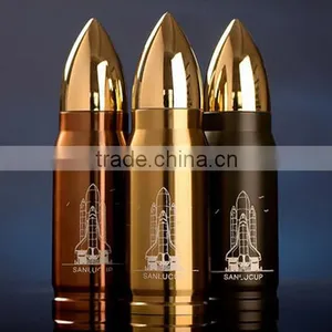 Stainless Steel Bullet Design Vacuum Flasks Travel Mug / Winter Thermos Cup / Stainless Steel Cup thumbnail-2