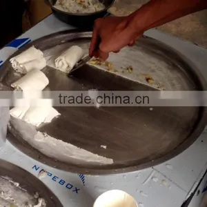 2016 Promotion! Whole New Double Pan Fried Ice Cream Machine for Sale Factory Type Good Price thumbnail-4