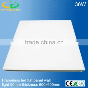 36W 600x600mm 50mm Thickness Blue Sky With Cloud Scenery Frameless Led Panel Light thumbnail-4