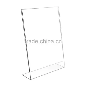 Slant Acrylic Standing Menu Holder or Acrylic Menu Stand thumbnail-1