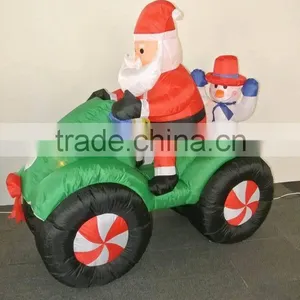Motor Inflatable Christmas Santa thumbnail-4