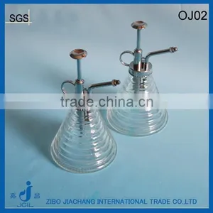 Wide Bottom Water Pump Sprayer Glass Bottle thumbnail-1
