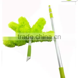 Long Telescopic Handle Microfiber 360 Green Flexible Duster thumbnail-1