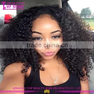 Wholesale Cheap Full Lace Wigs With Baby Hair Top Quality 100% Virgin Indian Remy Hair Cheap Full Lace Wigs thumbnail-1