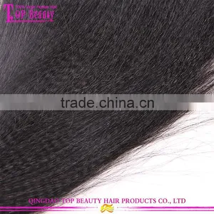 Cheap Price Yaki Human Hair Weave No Shedding No Tangle Peruvian Light Yaki Hair thumbnail-6