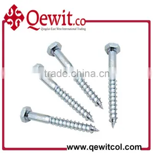 Factory Supply Box Packing DIN571 Hex Head Coachscrew Cr3 Zinc Plated thumbnail-1