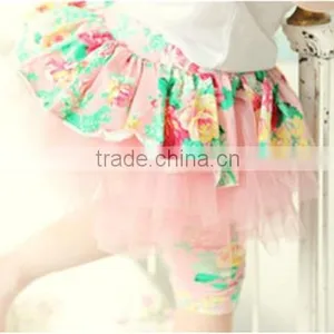 Summer Colorful Kids Short Puffy Skirt thumbnail-1