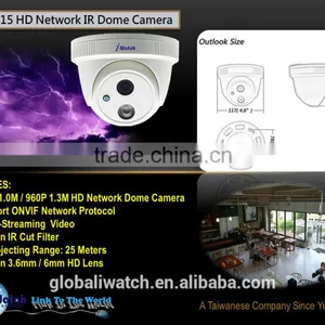IW-P6015GE HD 1.0MP Built in IR CUT IP CCTV Camera thumbnail-1