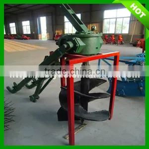 Hydraulic Post Hole Digger Mounted on Tractor thumbnail-1