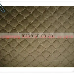 Polyester Quilted Matterss Fabric, Quilting Suede Fabric thumbnail-1