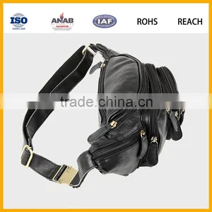 Leather Multi Compartment Fanny Pack Waist Bags thumbnail-5