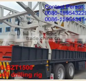 1500 Meters Water Well Drilling Machinery BZT1500 thumbnail-3