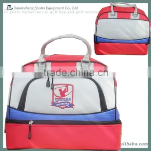 Fashion New Design Nylon Golf Clothes Bag With Shoe Compartment thumbnail-1