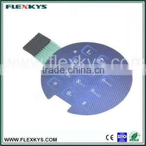 Own Factory Embossing Key Poly Dome Tactile Feedback Membrane Keypad thumbnail-2