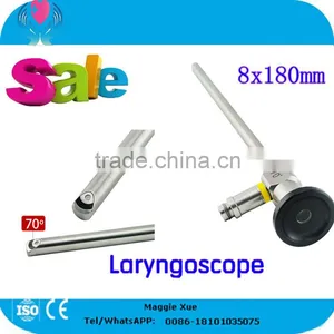 CE Approved Rigid Laryngoscope Laryngendoscope Compatible Stryker Wolf Olympus Connector ENT Endoscope for Throat thumbnail-1