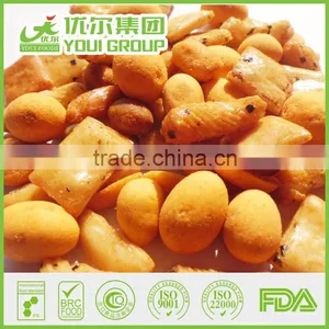 Rice Crackers and Coated Peanuts Mix Wholesale Different Kinds of Rice Crackers Snacks Food With Certificated thumbnail-1