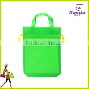 pp Non Woven Fabric Drawstring Bag With Satin Ribbon thumbnail-2