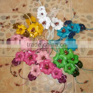 Leather Flower Clip thumbnail-5
