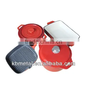 10 PCS Cast Iron Cookware Sets thumbnail-1